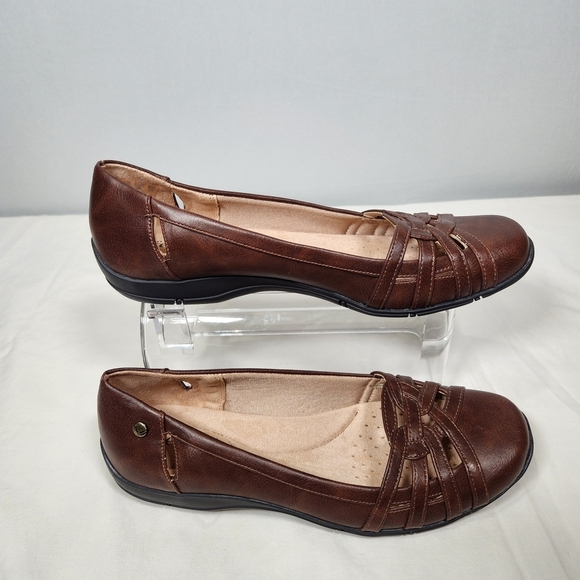 Life Stride Shoes - Life Stride Brown Women's Flats
